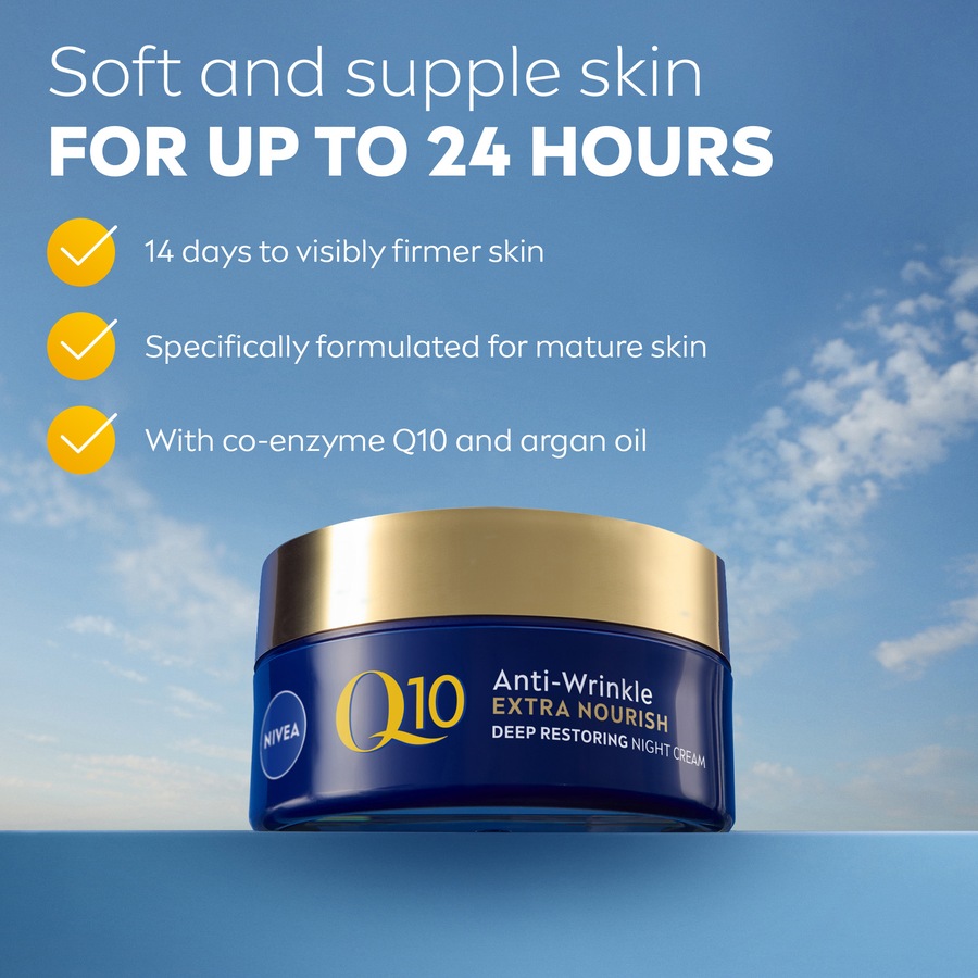 NIVEA Q10 Anti-Wrinkle + Replenishing Mature Night Cream