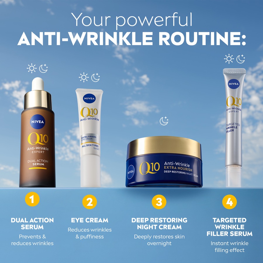 NIVEA Q10 Anti-Wrinkle + Replenishing Mature Night Cream