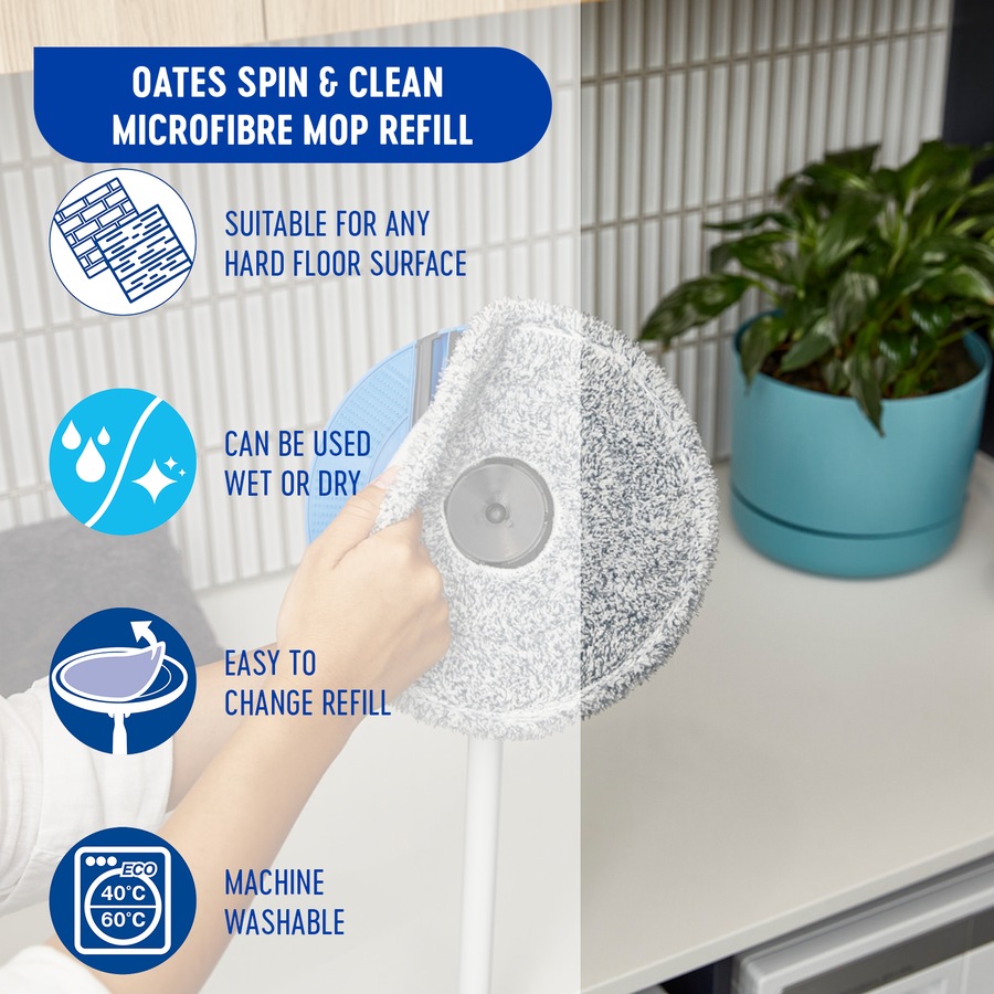 Oates Spin and CleanCompact MopRefill**