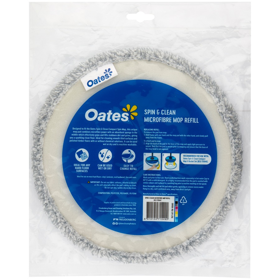 Oates Spin and CleanCompact MopRefill**