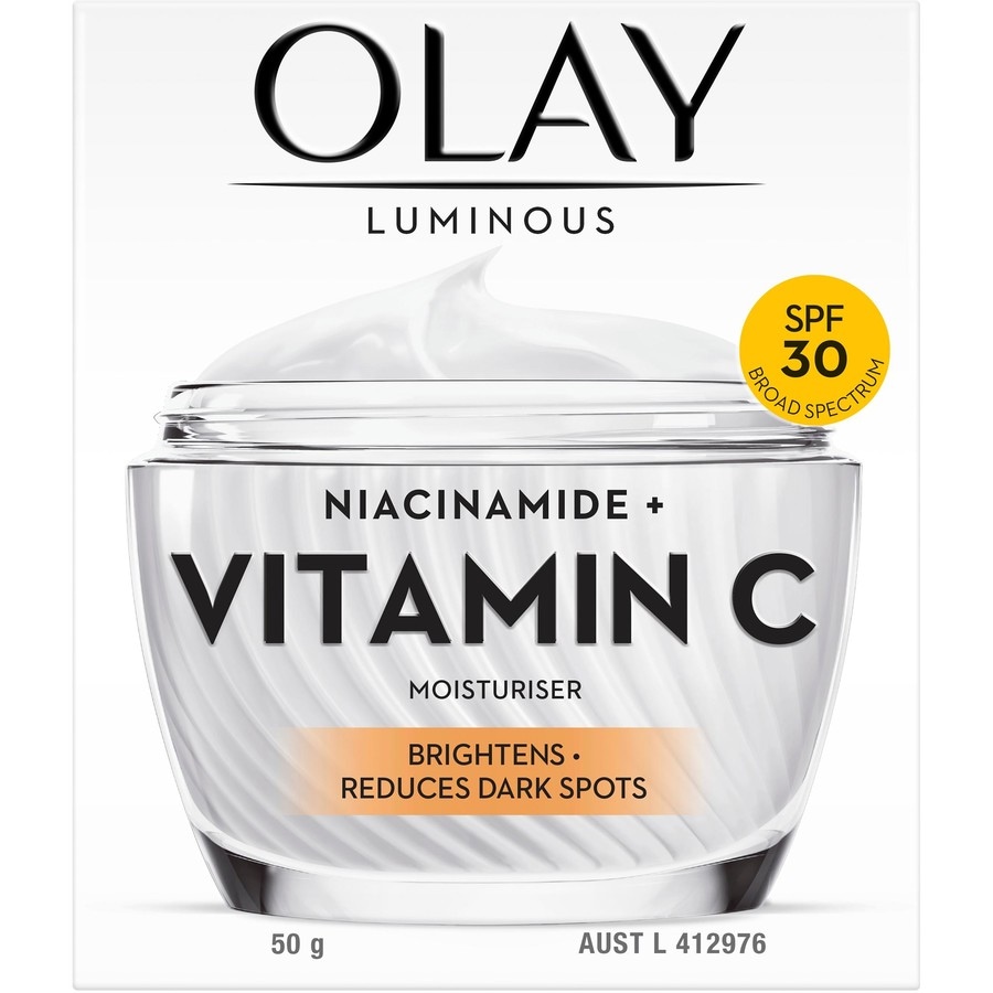 Olay Luminous Niacinamide + Vitamin C SPF 30 Brightening Moisturiser 50g