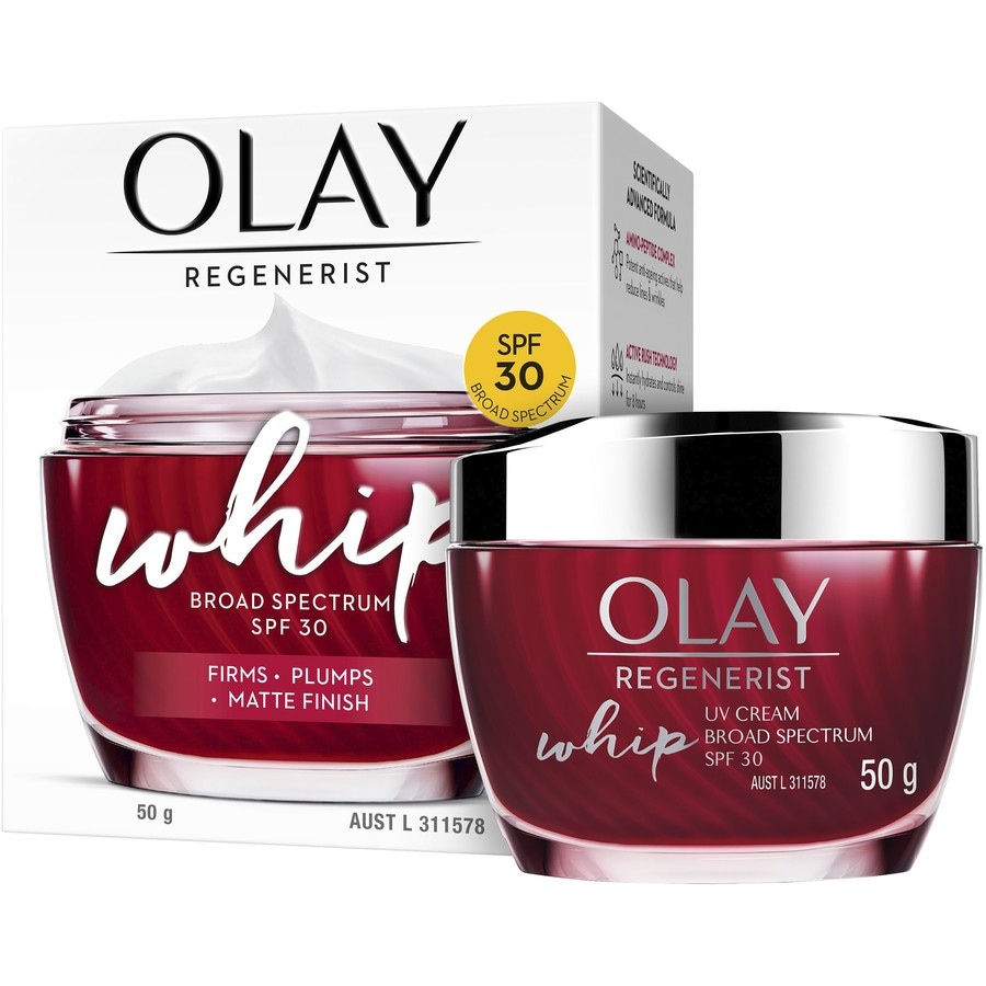 Olay Regenerist Whips Face Cream Moisturiser UV SPF 30 50g