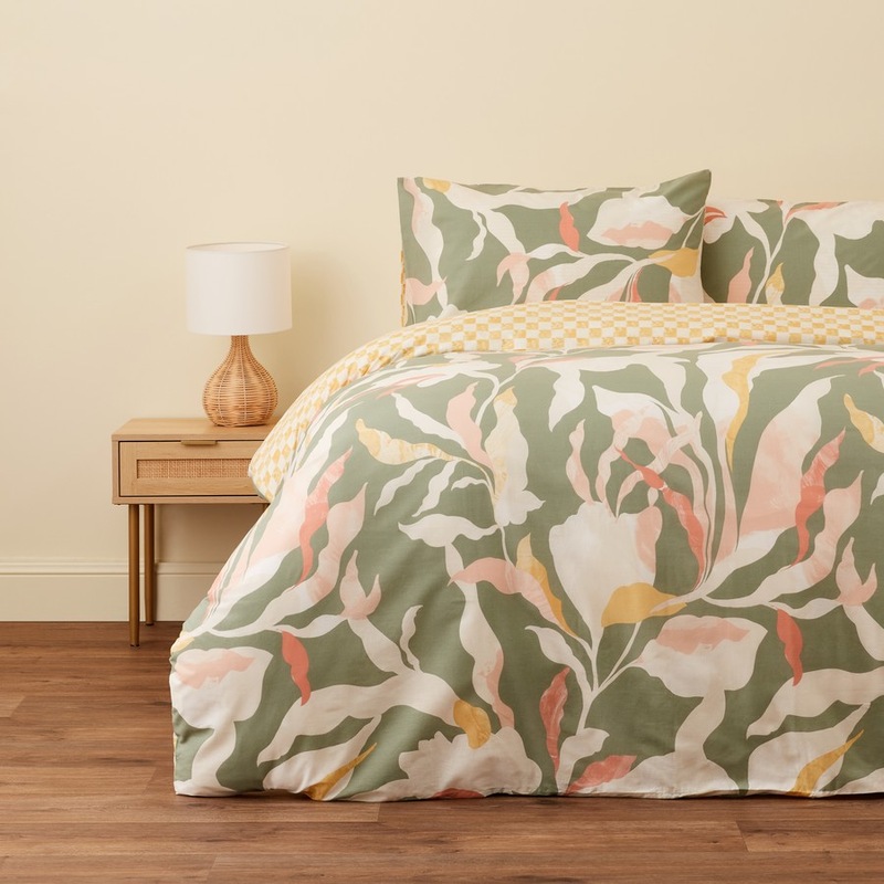 Buy Openook 180 Thread Count Quilt Cover Set Aubrey Bloom MyDeal