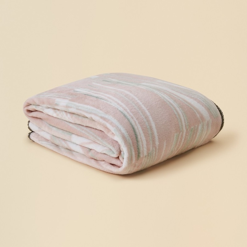 Buy Openook Plush Print Queen Blanket Natures Texture MyDeal