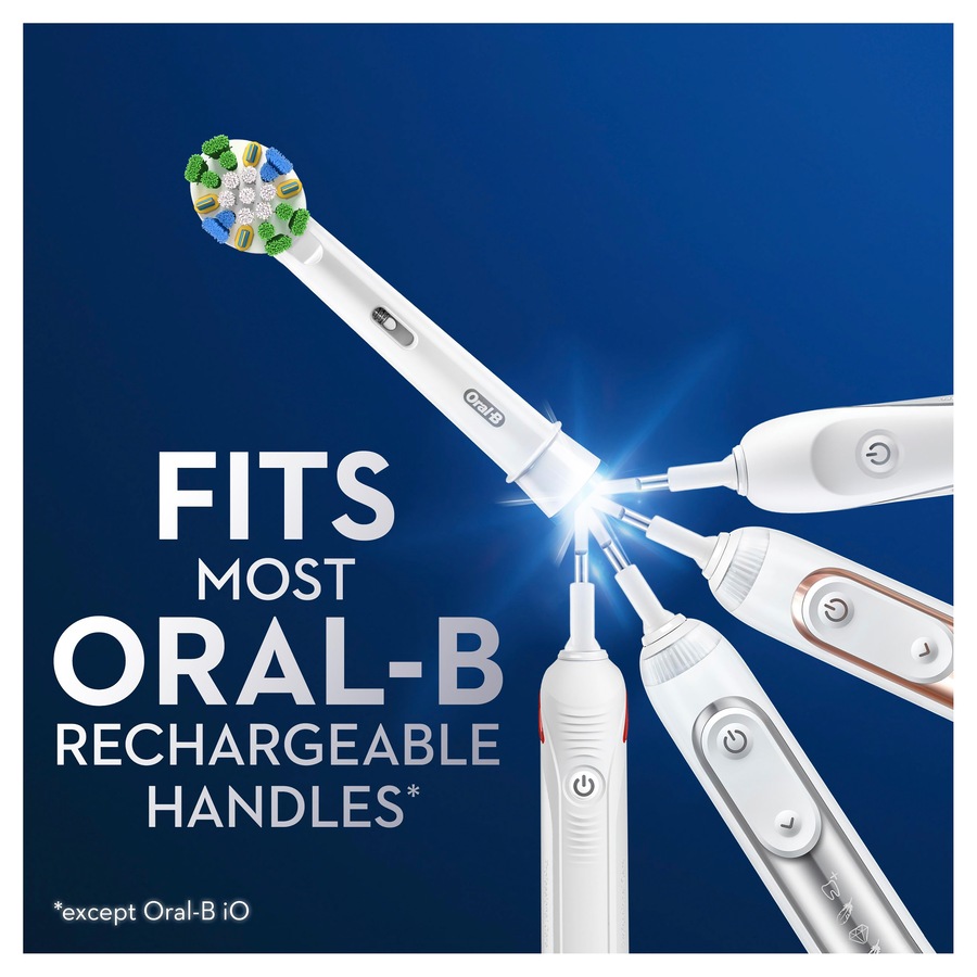 Oral-B Floss Action Replacement Brush Heads 3 Count