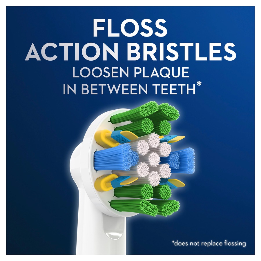 Oral-B Floss Action Replacement Brush Heads 3 Count