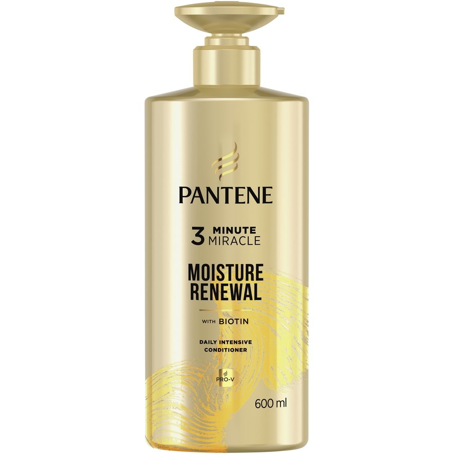 Pantene 3 Minute Miracle Moisture Renewal With Biotin Daily Intensive Conditioner 600 ml