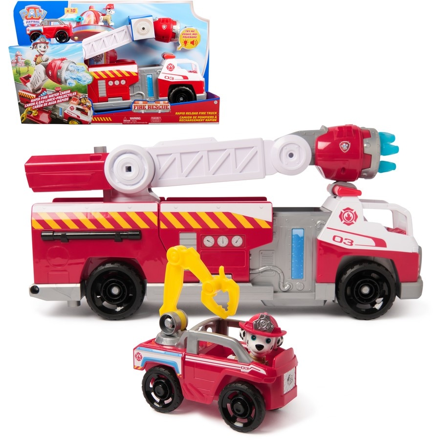 Paw Patrol Fire Rescue Deluxe Fire Truck
