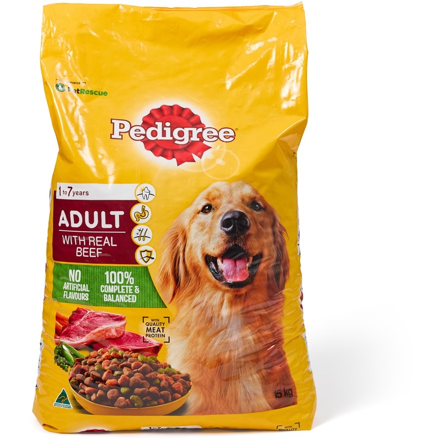 Pedigree Vital Protection Beef Dry Dog Food 15kg
