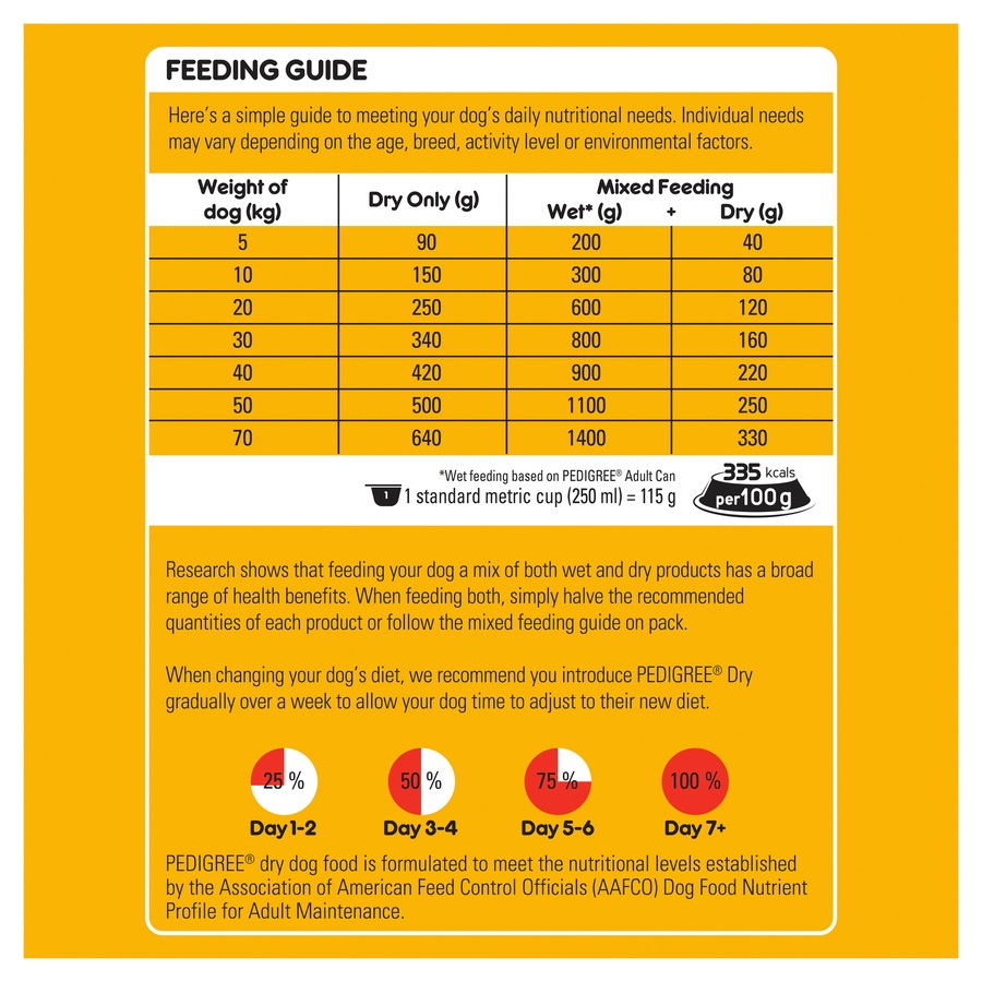 Pedigree Vital Protection Beef & Vegetables Dry Dog Food 15kg