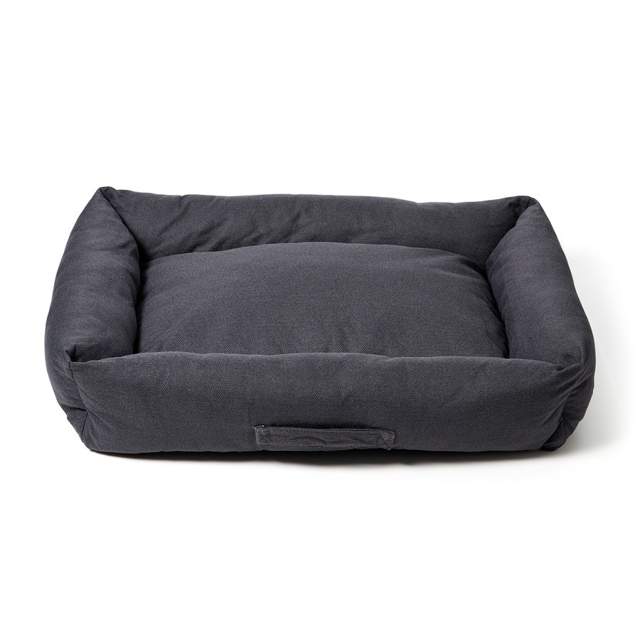 Perfect Pet Bolstered Bed - Charcoal