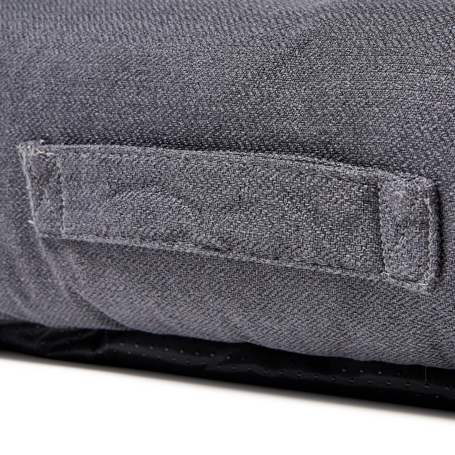 Perfect Pet Bolstered Bed - Charcoal