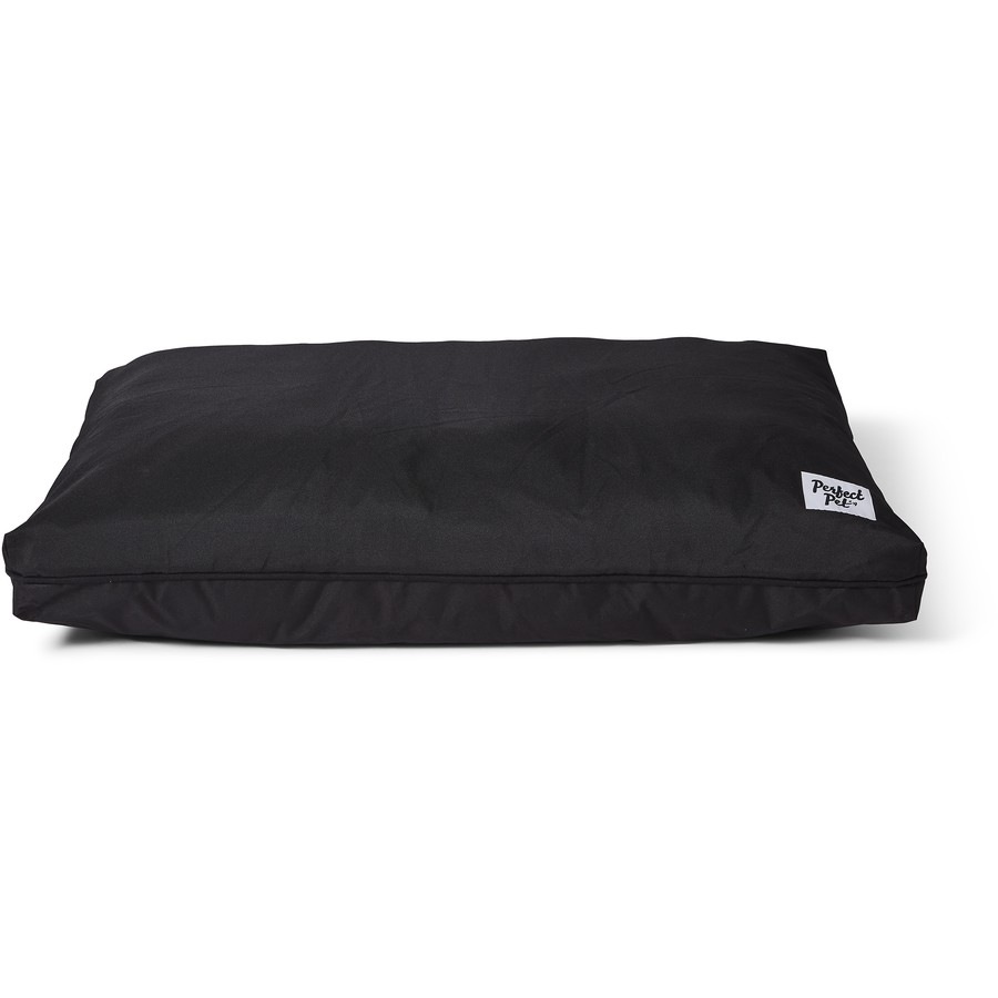 Perfect Pet Rectangular Pillow Dog Bed Extra Large - Black