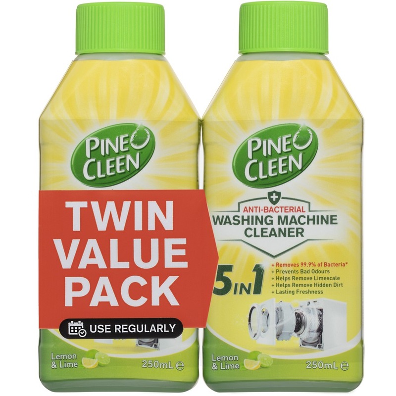 Buy Pine O Cleen Washing Machine Cleaner Lemon Twin 2 x 250mL MyDeal