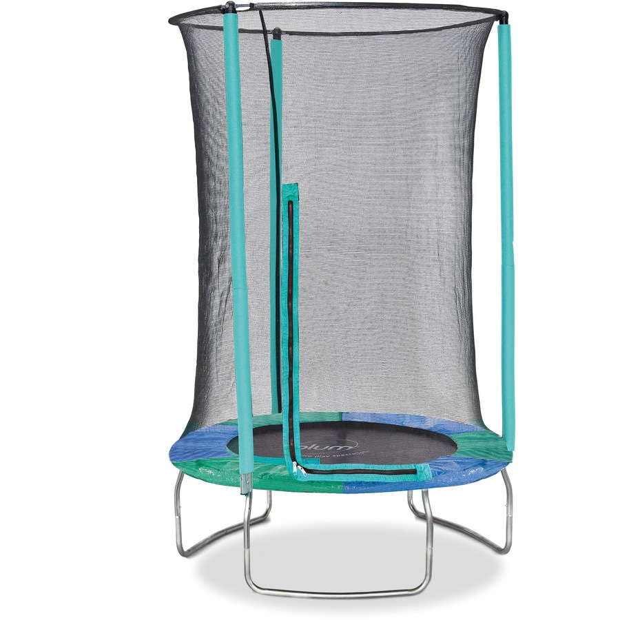 Plum Junior Springsafe Trampoline and Enclosure – Blue/Green
