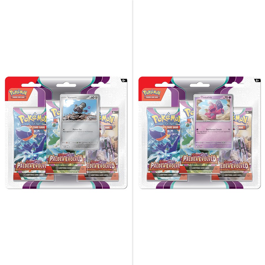 Buy Pokemon TCG: Scarlet & Violet - Paldea Evolved 3 Pack Blister - MyDeal