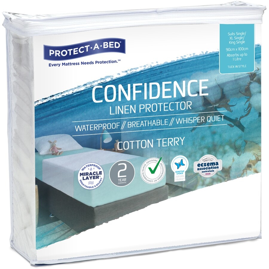 Protect-A-Bed Waterproof Cotton Terry Linen Protector