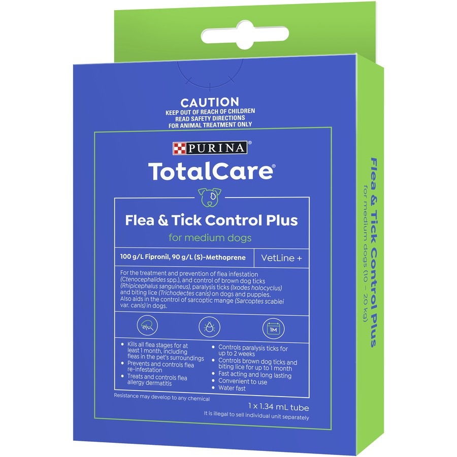 Purina Total Care Flea & Tick Control Plus for Medium Dogs