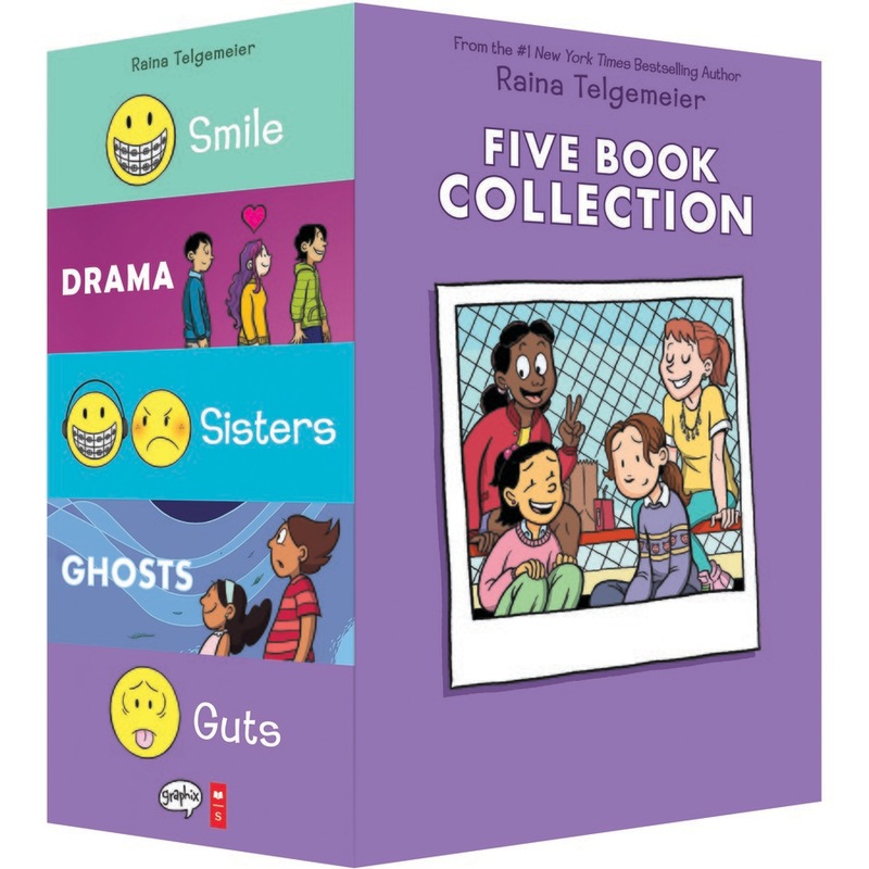 Buy Raina Telgemeier: Five Book Collection Box Set by Raina Telgemeier ...