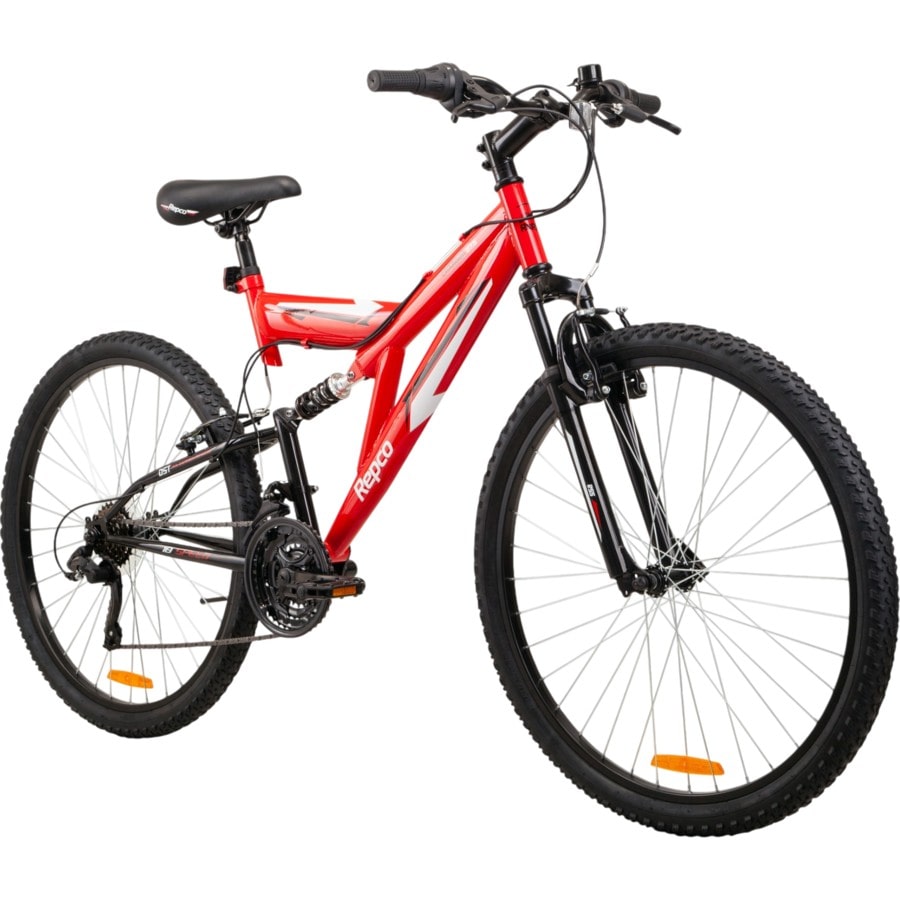Repco Charger 27.5 Dual Suspension Mountain Bike 70cm - Red
