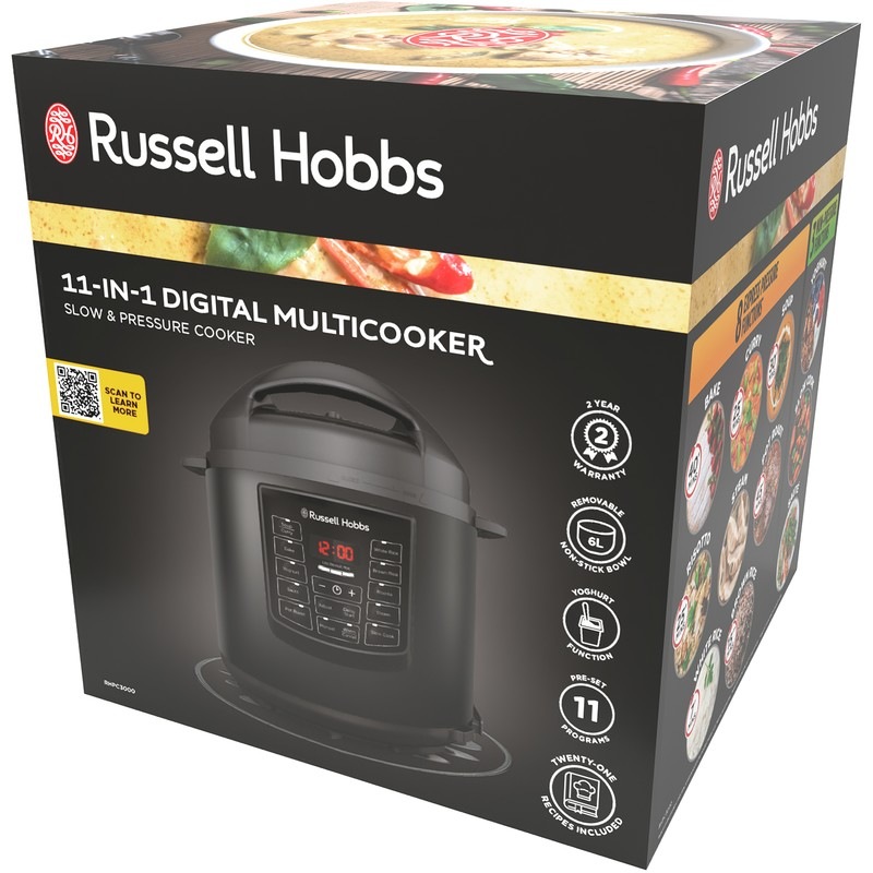 Buy Russell Hobbs 11in1 Digital Multi Cooker RHPC3000 MyDeal