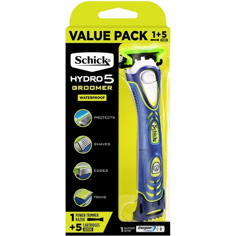 Buy Schick Hydro 5 Groomer Kit + 5 Value Pack MyDeal