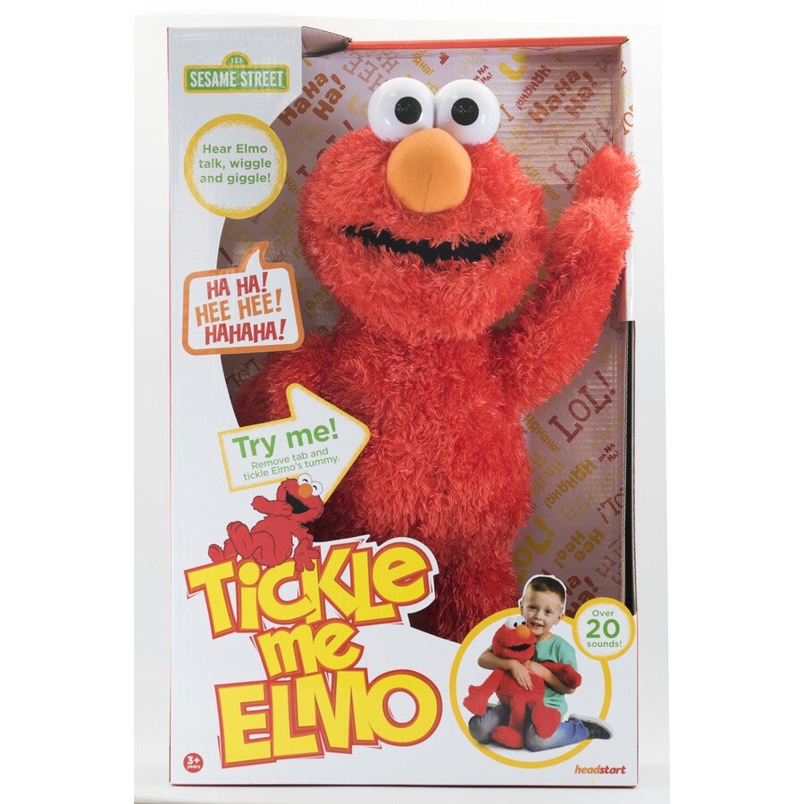 Sesame Street Tickle Me Elmo Plush 35cm