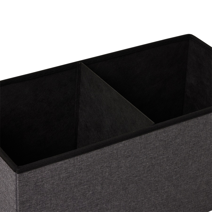 Simply Storage Rectangle Ottoman with Storage - Grey