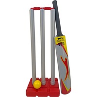 Slazenger Cricket Plastic Bat And Ball Set - Red
