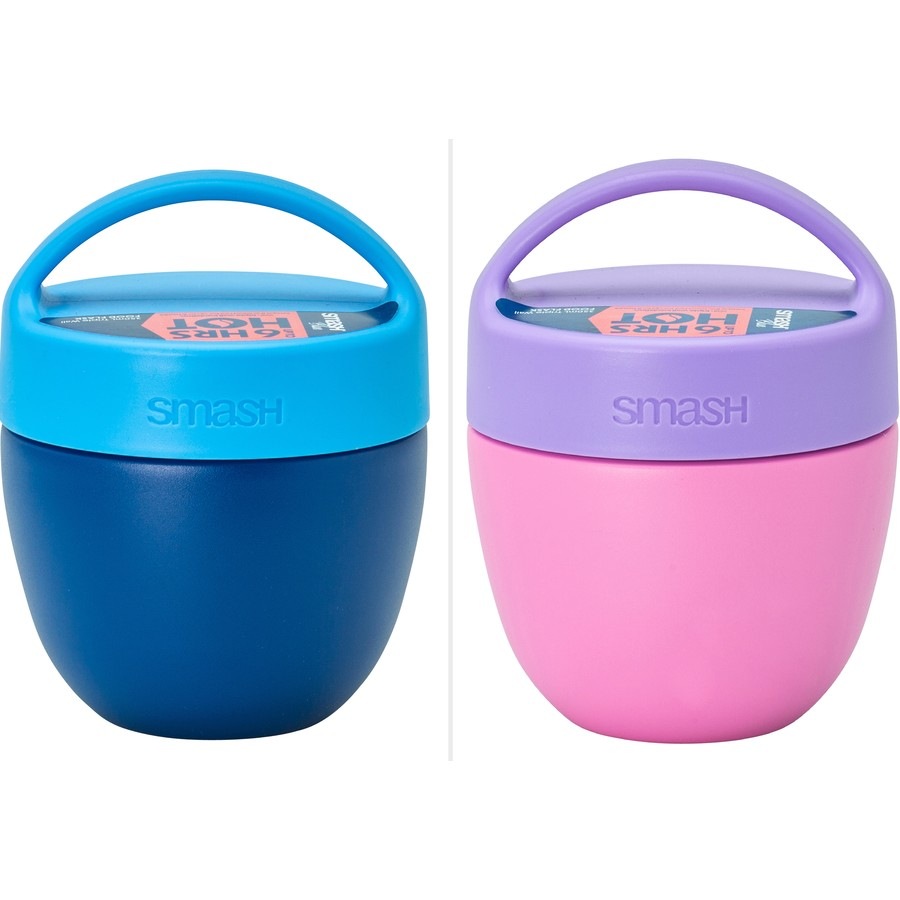 Smash Double Wall Food Flask 350ml - Assorted*