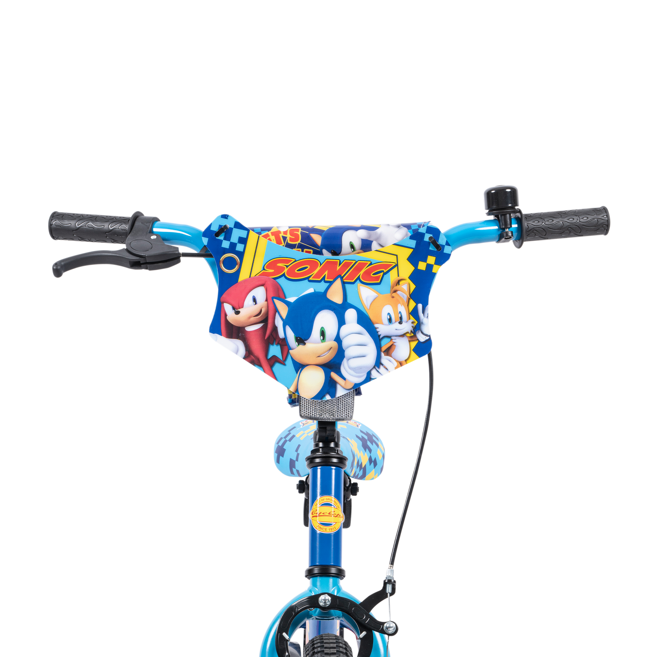 Sonic bike with training wheels hot sale