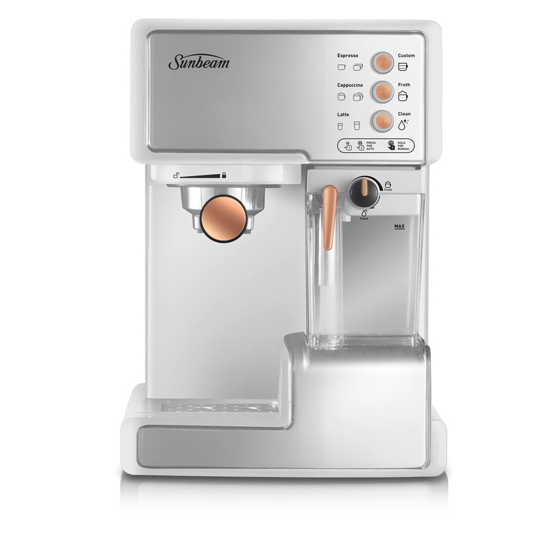 Buy Sunbeam Cafe Barista Coffee Machine White EM5000WR MyDeal