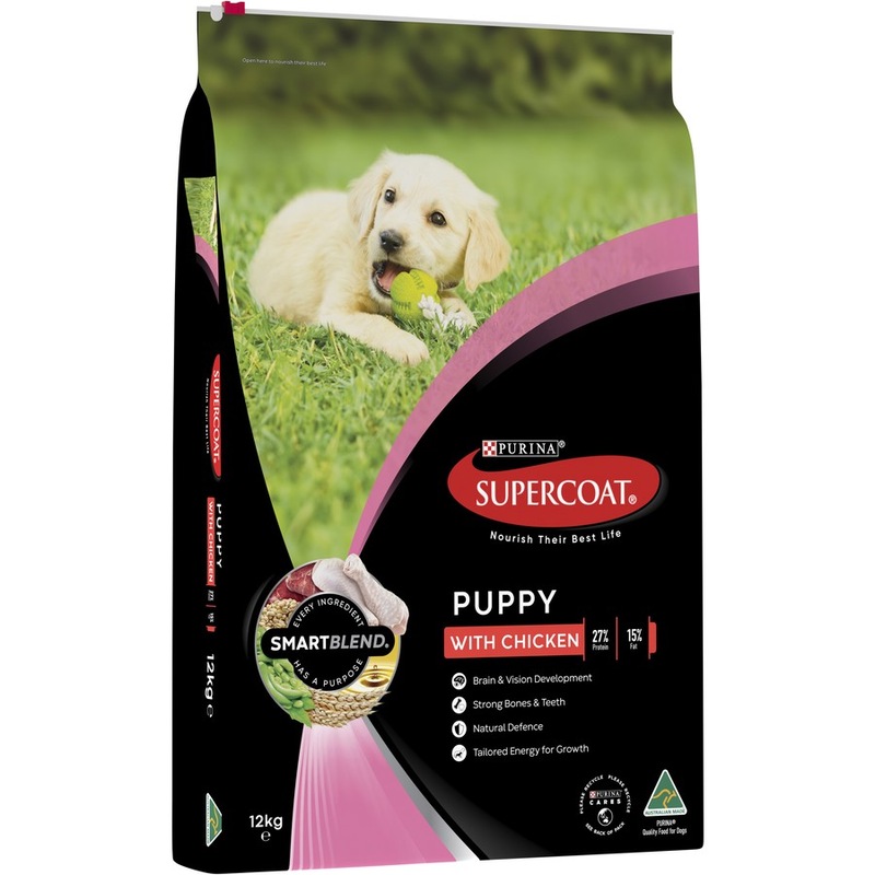 Buy Supercoat Smartblend Puppy Dog Food With Chicken 12kg MyDeal