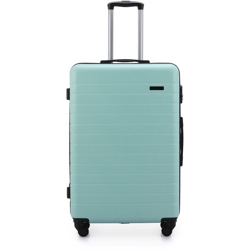 Buy Swiss Alps Candy Bright Large Luggage - Aqua - MyDeal