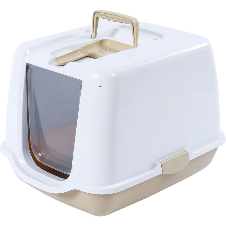 Tail Waggers Cat Litter House With Scoop