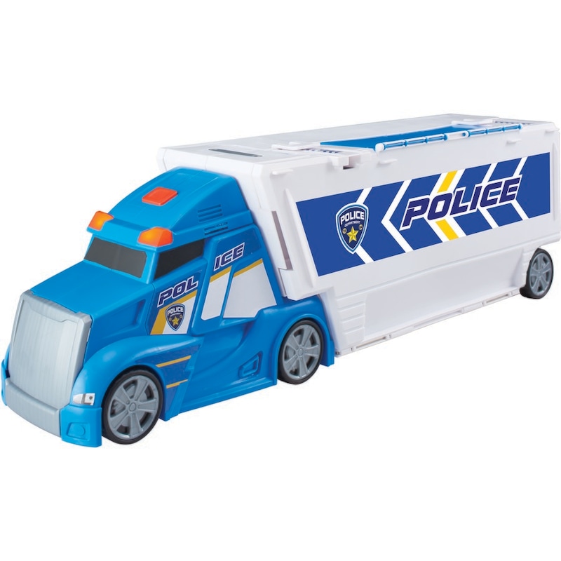 Buy Teamsterz Police Command Truck with 4 Cars - MyDeal