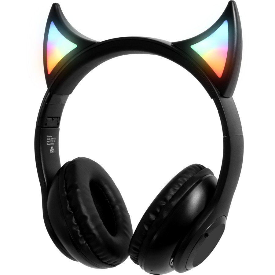 Techxtras RGB Devil Wireless Headphones - Black