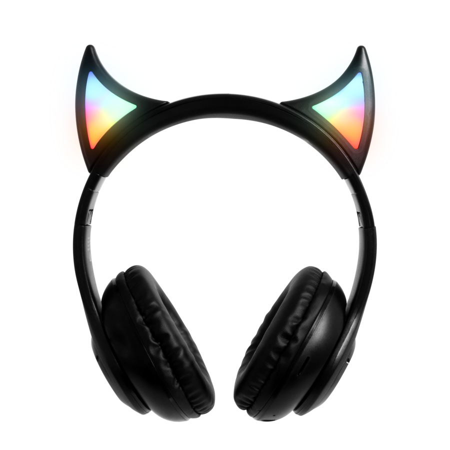 Techxtras RGB Devil Wireless Headphones - Black