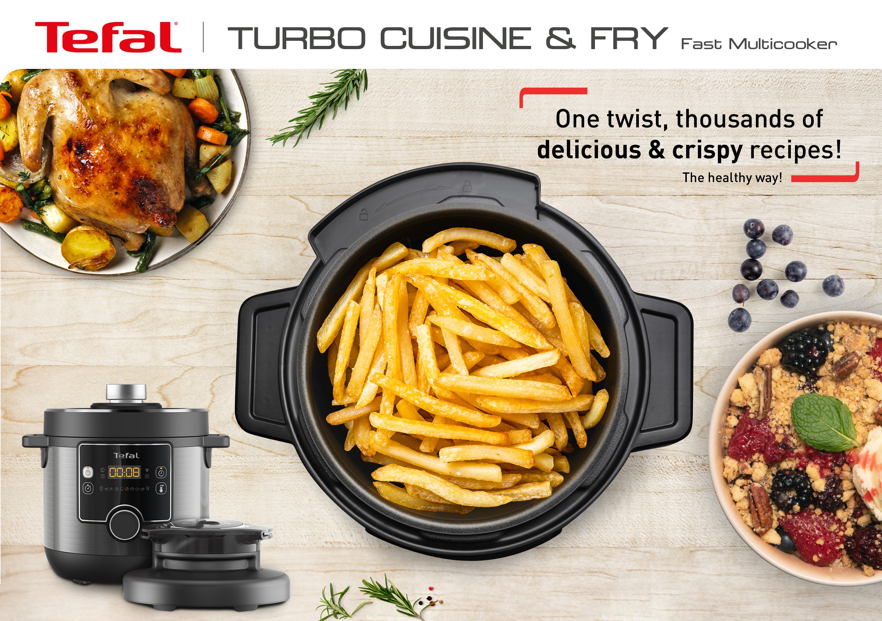 Air Fryer Tefal Multicook Stir Buy Tefal Turbo Cuisine Fry Multi