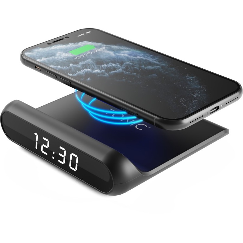 Buy Tonic Slim Alarm Clock + 10W Wireless Phone Charger MyDeal