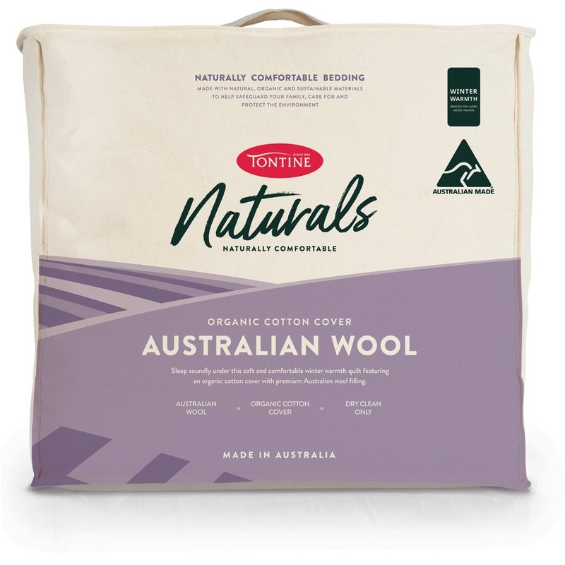 Buy Tontine Organic Cotton Wool King Size Quilt MyDeal