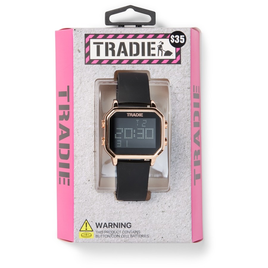 Tradie Lady Women's Digital Watch - Black