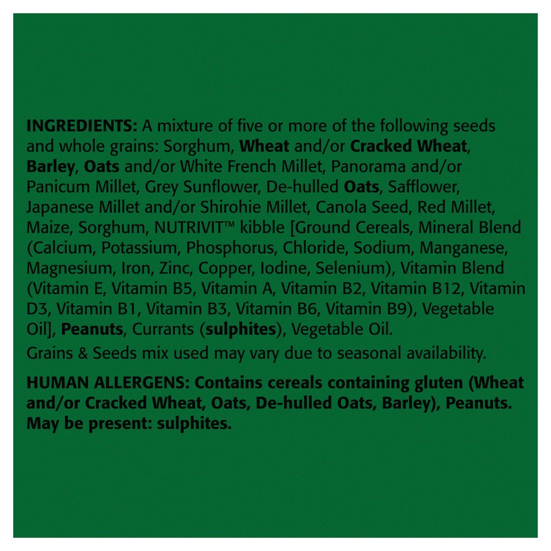 Buy Trill Parrot Mix with Fruit & Nuts Bird Food 10kg MyDeal