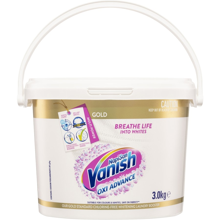 Vanish Napisan Gold Crystal White Stain Remover Powder 3kg