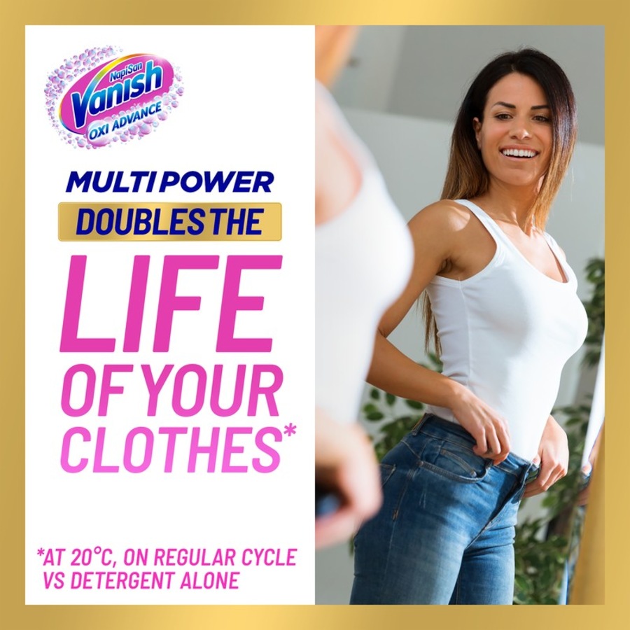 Vanish Napisan Gold Crystal White Stain Remover Powder 3kg