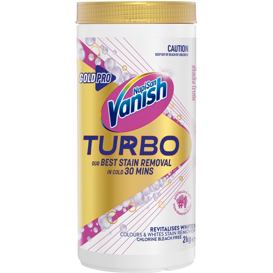 Vanish NapiSan Gold Pro Oxi Action Crystal White Stain Remover Powder 2kg