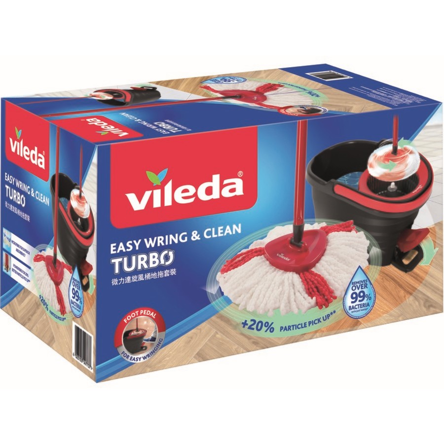 Vileda Easy Wring & Clean Spin Mop & Bucket Set - Show Home Sales