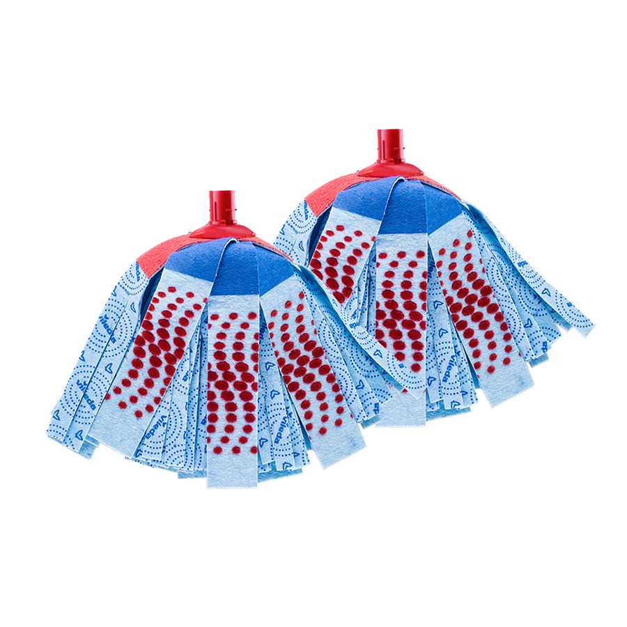 Vileda SuperMocio 3 Action Strip Mop Refill - Twin Pack