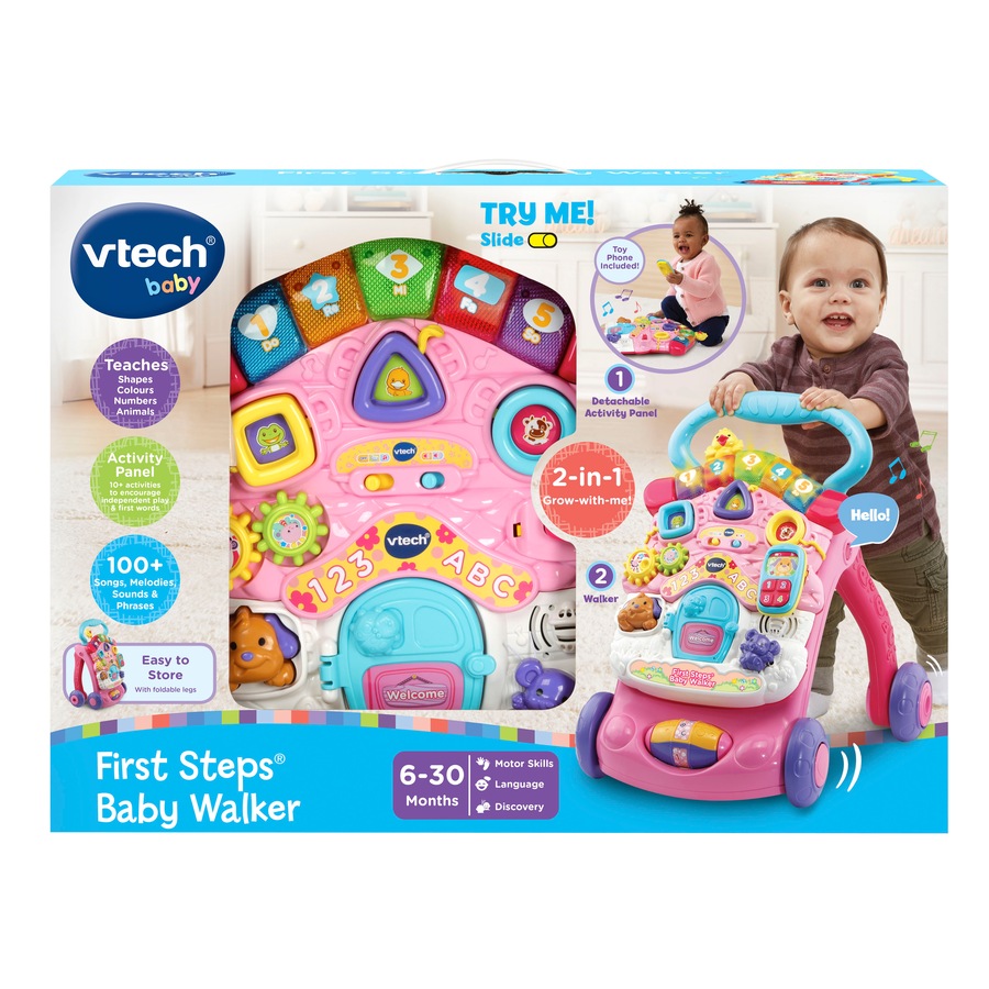 Buy VTech First Steps Baby Walker with Detachable Learning Centre ...