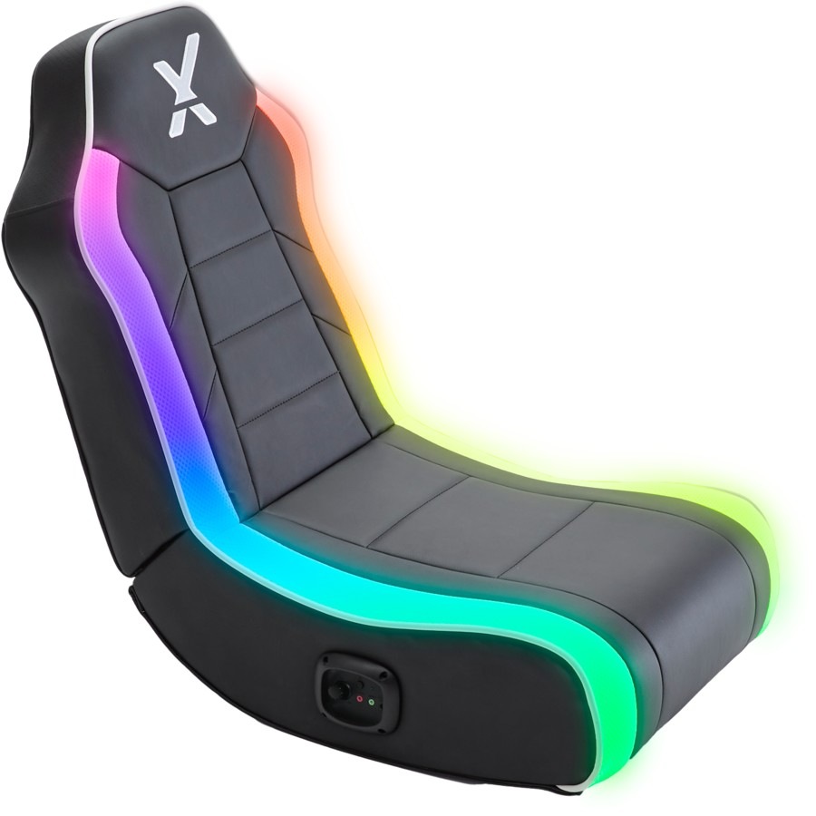 X Rocker Orbit 2.0 Audio Floor Gaming Chair with Neo Motion RGB LED Light
